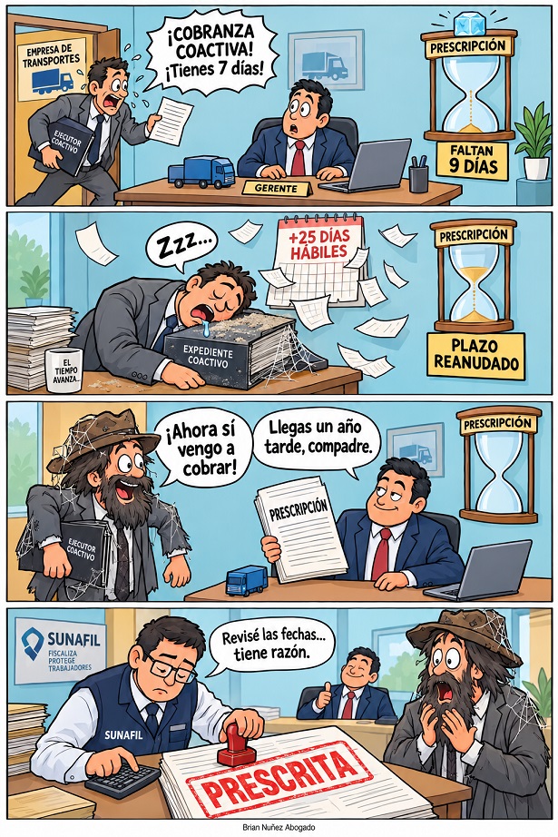 Prescripción de multa de SUNAFIL